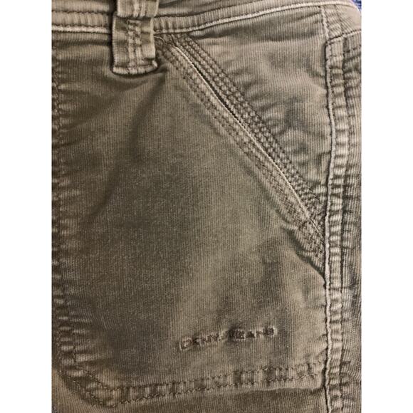 Y2K DKNY Sz 16 Corduroy Flare Low Rise Pants Wide Leg Jeans Vtg - Picture 7 of 10